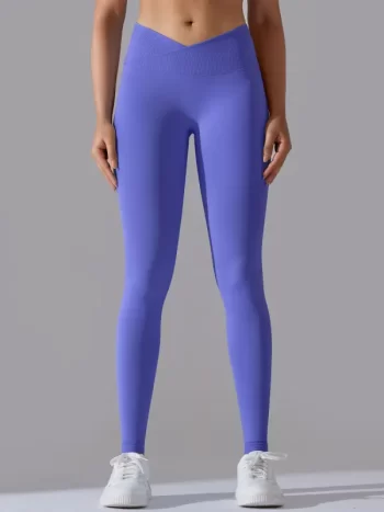 Sku07 颜色 6627交叉腰长裤 蓝紫