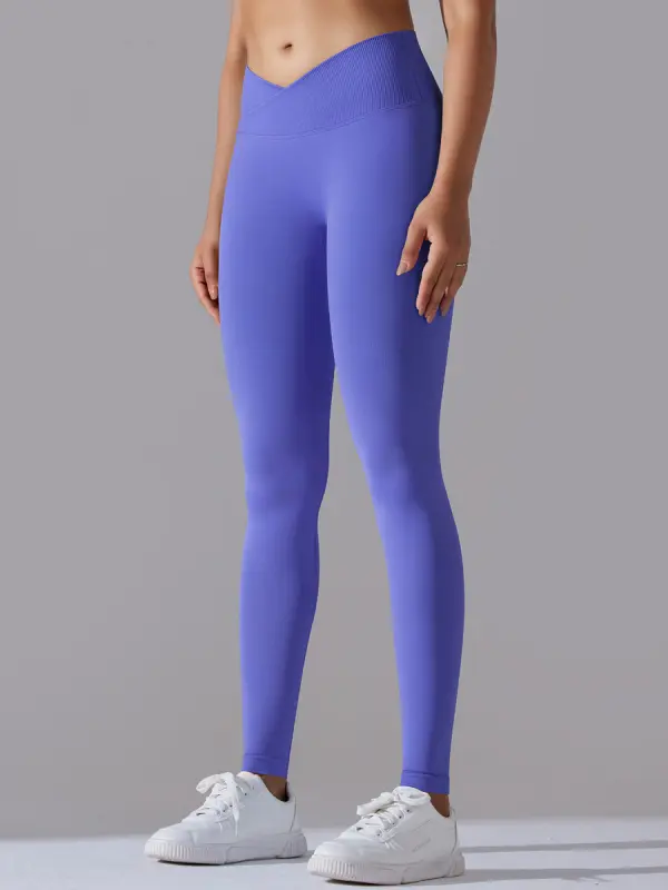 SKU07_颜色_6627交叉腰长裤-蓝紫